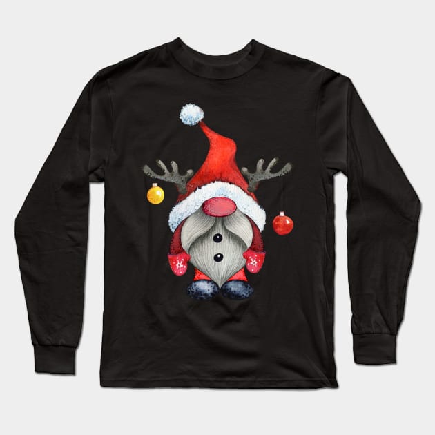 hangin with my preschool gnomies, christmas gnomes Long Sleeve T-Shirt by KyrgyzstanShop